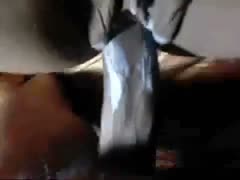 Putting a big, hard 10-pound in my sexy, filthy slut wife's tight snatch